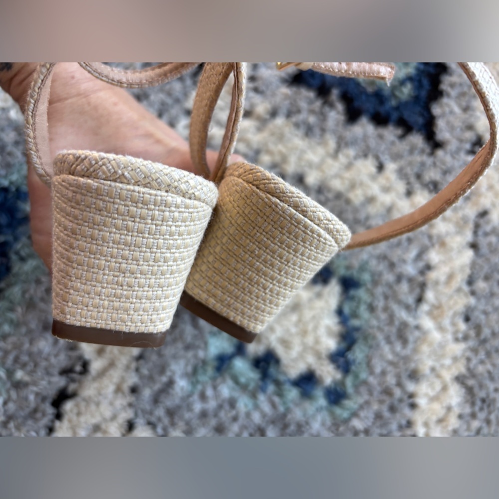 Unisa straw slim wedge sandal womens 6 - Picture 4 of 4